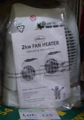 Silentnight 2kw fan heater