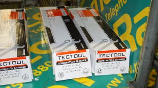2x Tectool 14 piece combination spanner sets