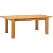 Schreiber Constable Oak Extension Dining Table - Please note there will be a loading fee o