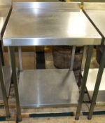 2ft x 2ft stainless table