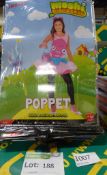 5x Mooshi Monsters "Poppet" kids dress up costume