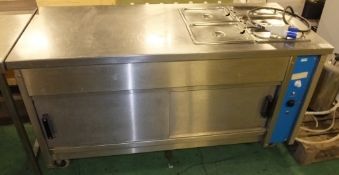 Hot cupboard & bain marie unit - £5+VAT loading applied to this lot