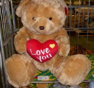 X Large Brown Bear "I love you" soft toy