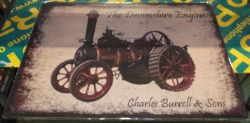 Tin Plate Sign - Charles Burrell & Sons