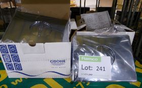 2x Grohe Wall plates - 38 671 000