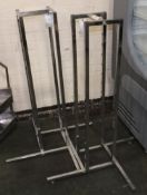 2x Tray stands