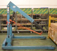 Crane Care Floor Crane - Max SWL 2000kg at Min Extension - Needs Hose