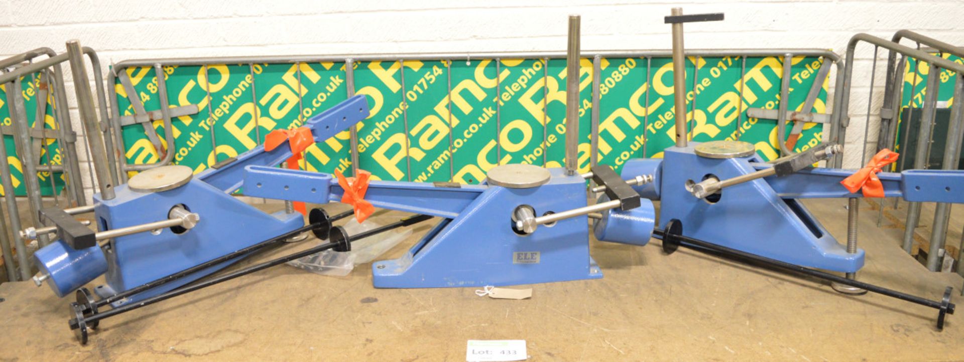 3x ELE International Soil Compression Testing Equipment - For Spares