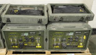 2x RAP Communication Equipment in Carry Cases NSN 8145-99-152-7704