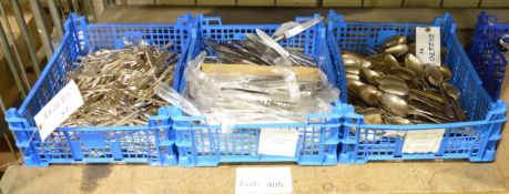 Large Quantity of Silver Plated Knives, Forks, Spoons