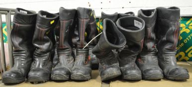 8x Pairs Jolly Safety Boots CE 0498 EN 15090:2008 Size 41/42 - Used