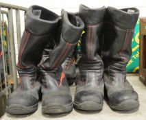 4x Pairs Jolly Safety Boots CE 0498 EN 15090:2008 Size 45/46/47 - Used