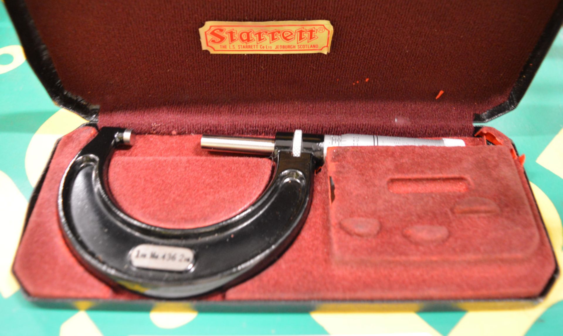 Starrett Micrometer No.436, Test Kit NSN 5210-99-135-7650 - Image 3 of 3