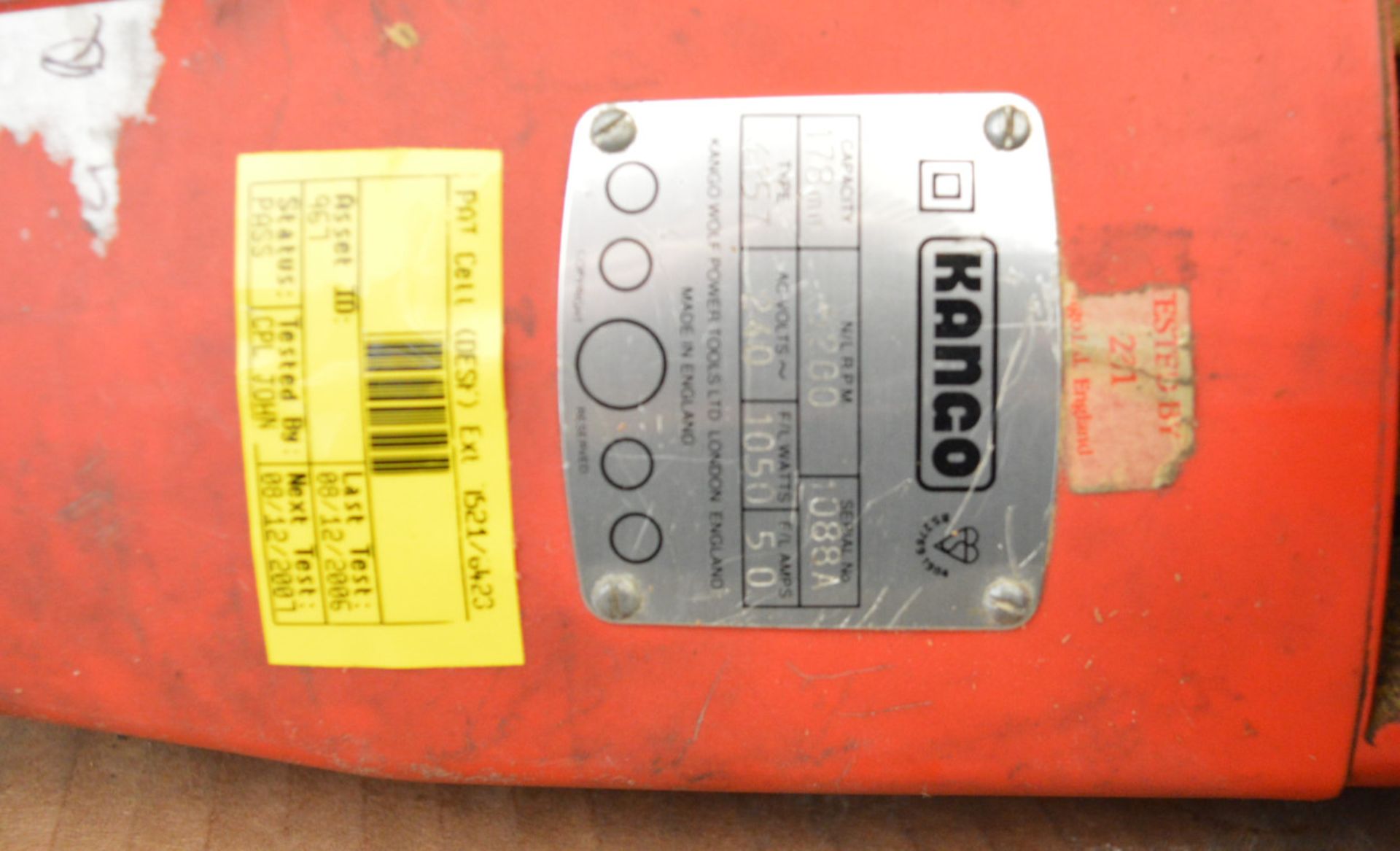 Kango Angle Grinder 4157 - 240V - Image 2 of 2