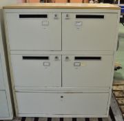 Letterbox Cabinet with Drawer Under