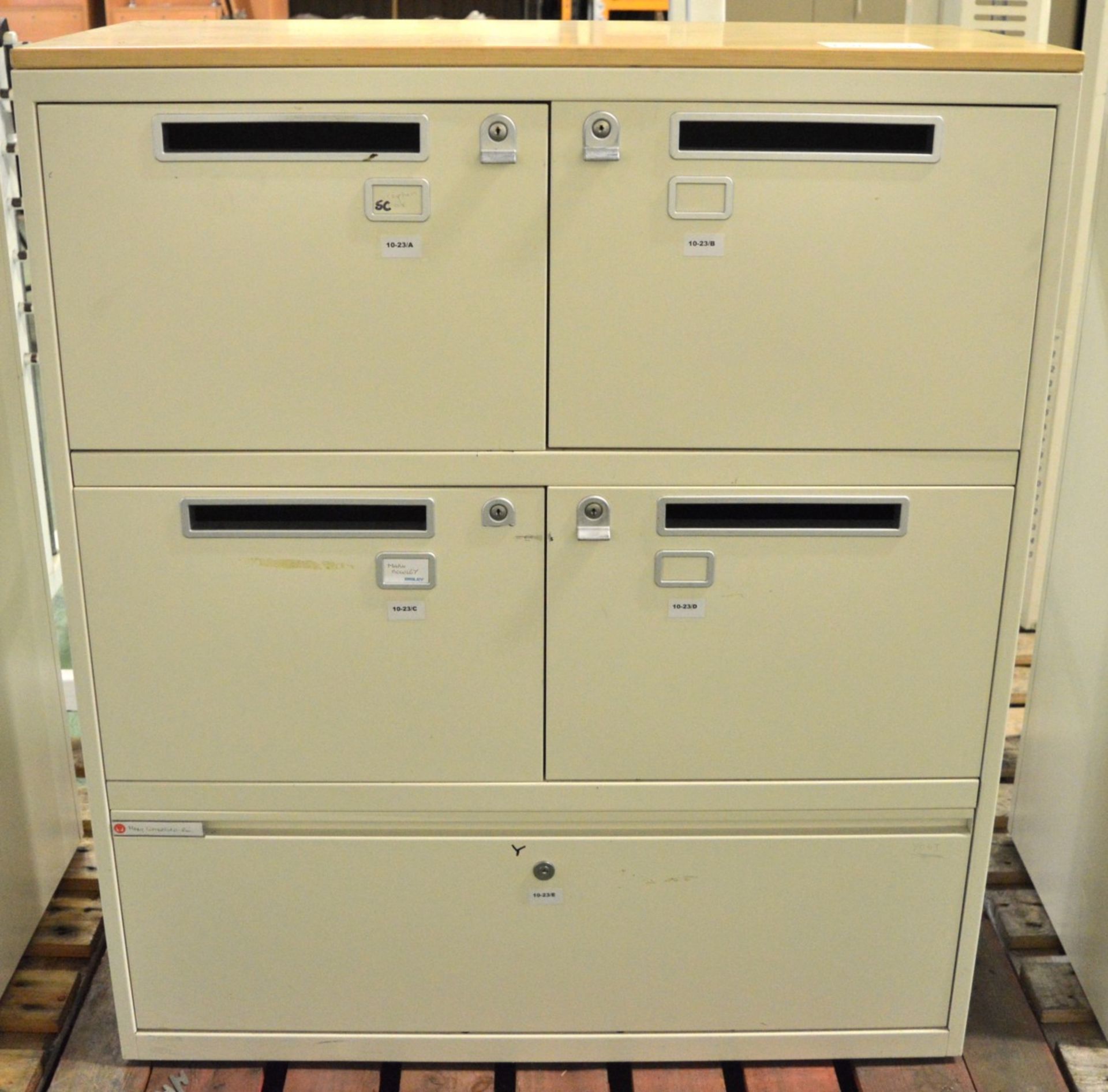 Letterbox Cabinet with Drawer Under