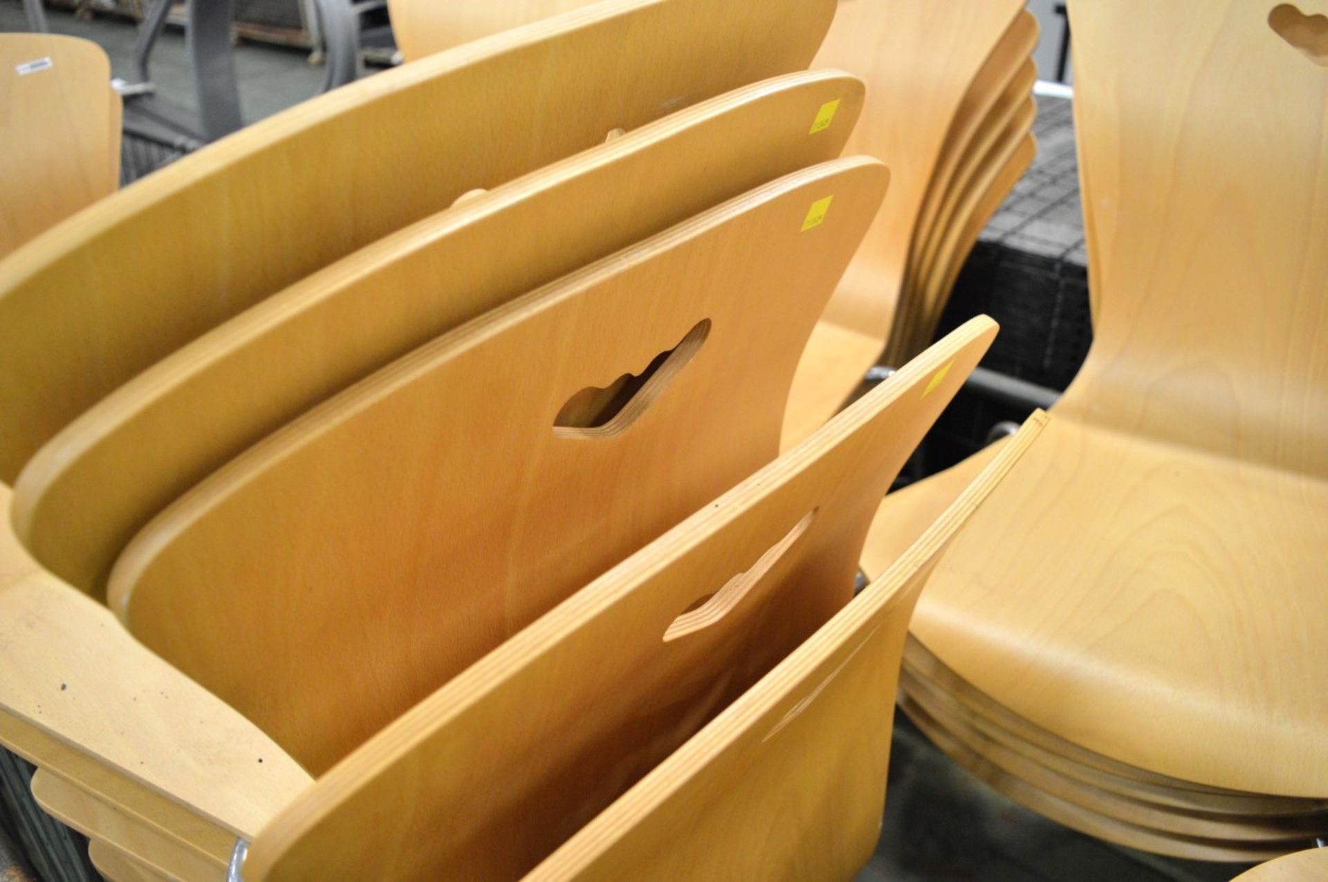 33x Bent Beech Plywood Chairs - Image 2 of 2