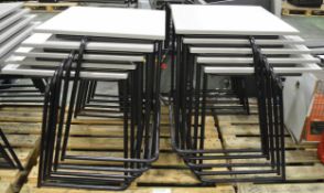 10x Stacking Tables 600mm x 600mm