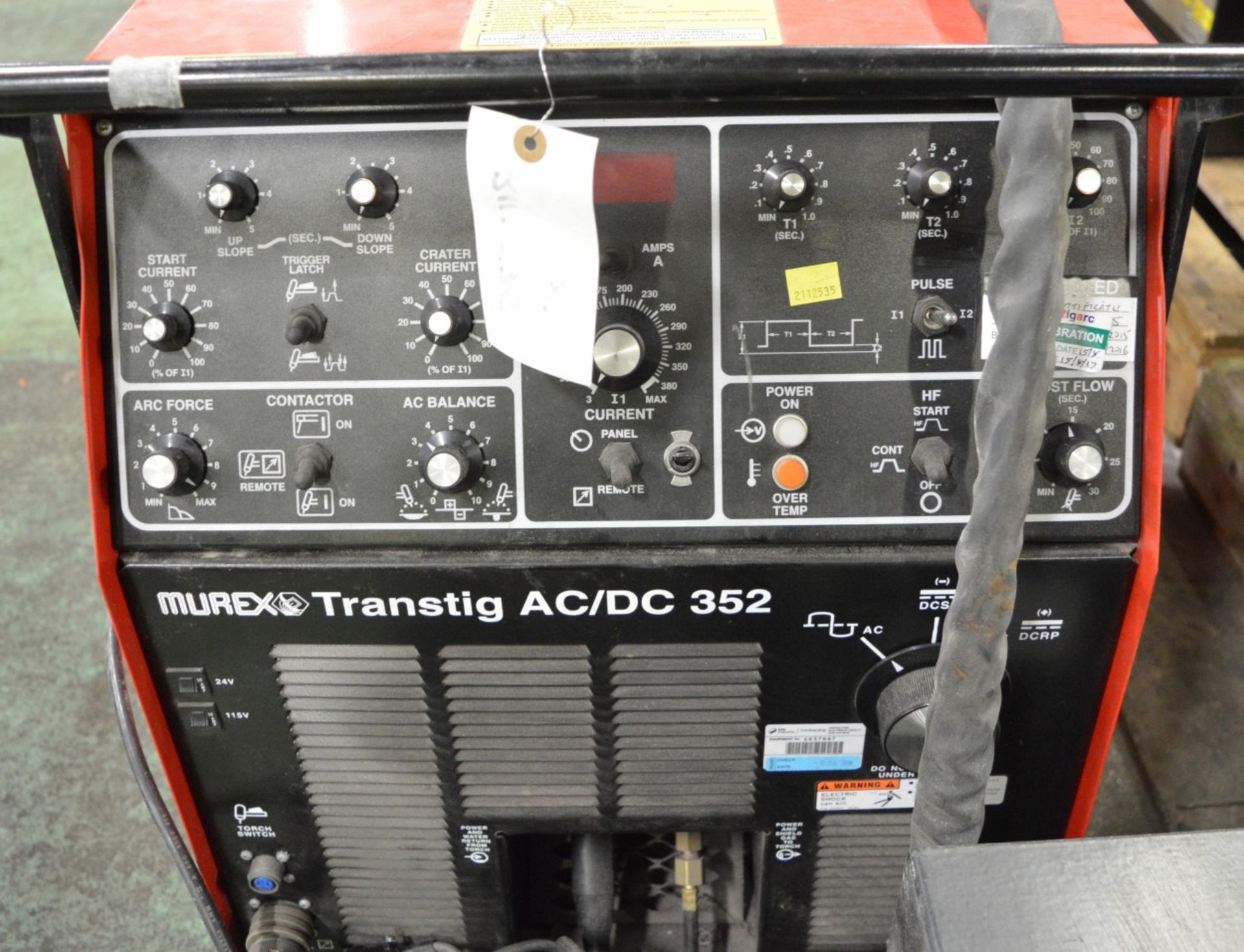 Murex Transtig AC/DC 352 Welder - Image 2 of 2