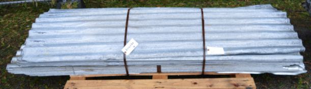 Corrugated Iron Roofing Sheets 6' x 2' - Approx 100 Sheets