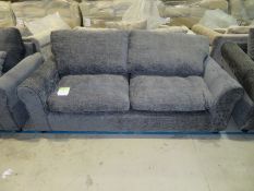 3 Seater charcoal sofa. Ex Display - 1950 x 850mm (LxD)
