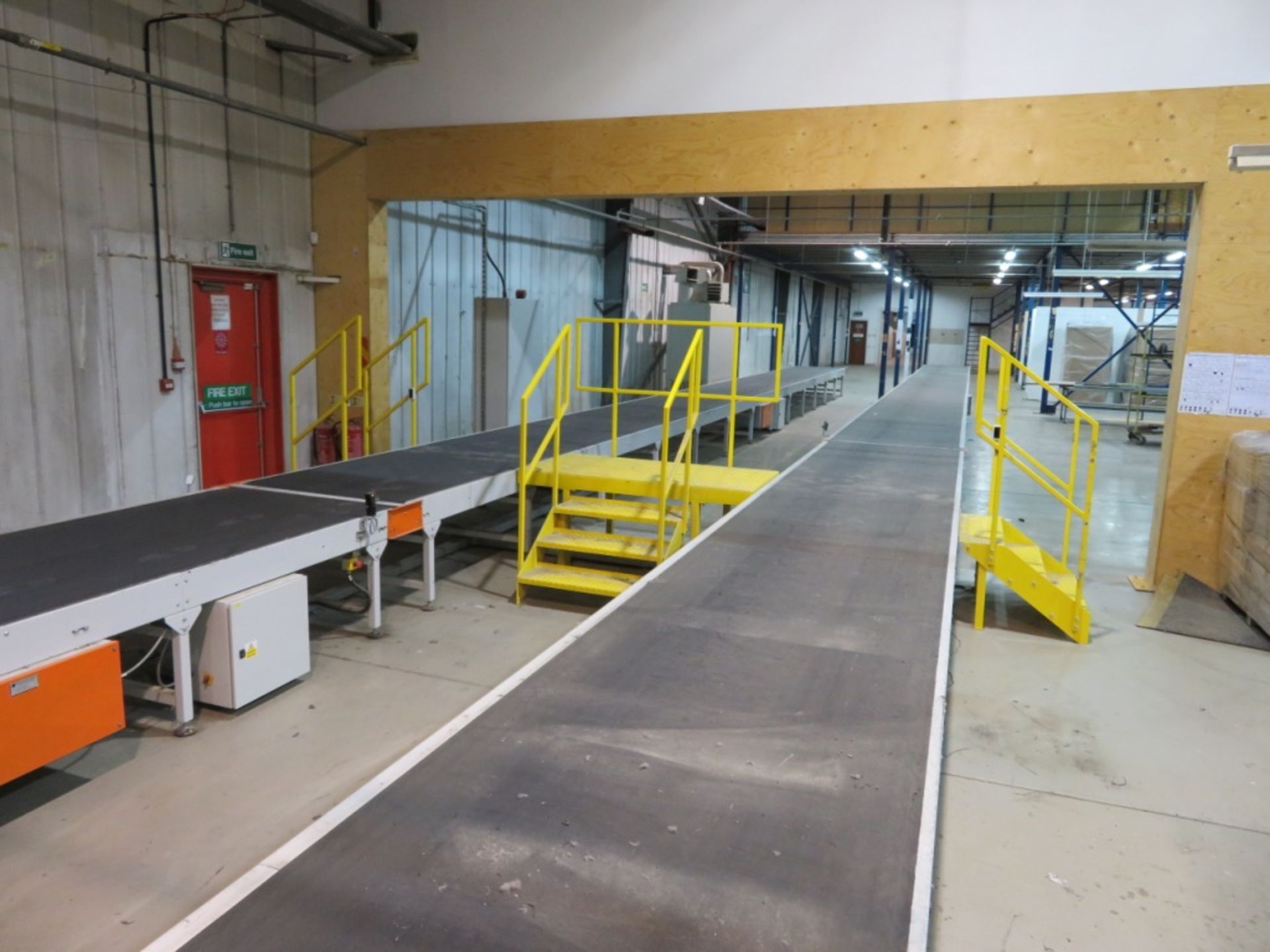 Portec open ended conveyour belt system - Belt width 1.2m (1.3m total width) 0.75m high - - Bild 14 aus 14