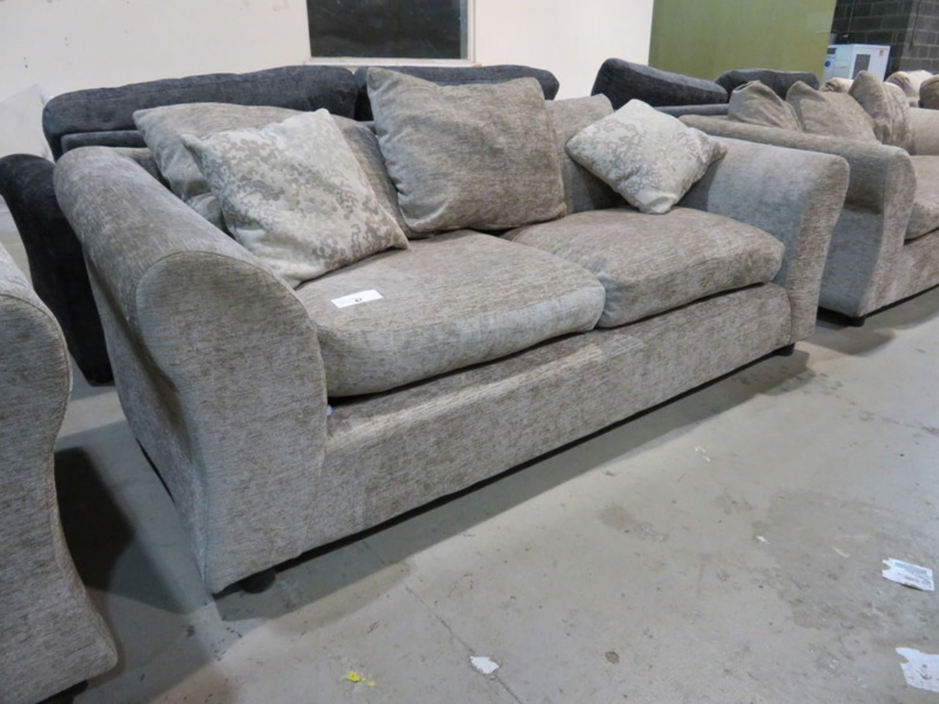 2 Seater beige sofa. Ex Display - 1920 x 860mm (LxD) - Image 2 of 3