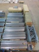 Metal warehouse racking to include - (see description for full listing and measurements)