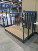 Portable warehouse storage trolley - 2170 x 1160 x 1420mm (LxDxH)