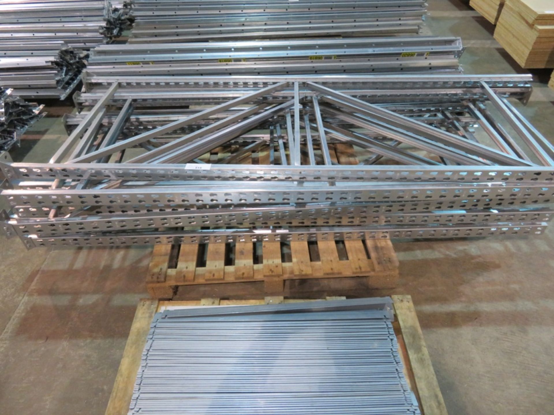 Metal warehouse racking to include - (see description for full listing and measurements) - Image 3 of 7