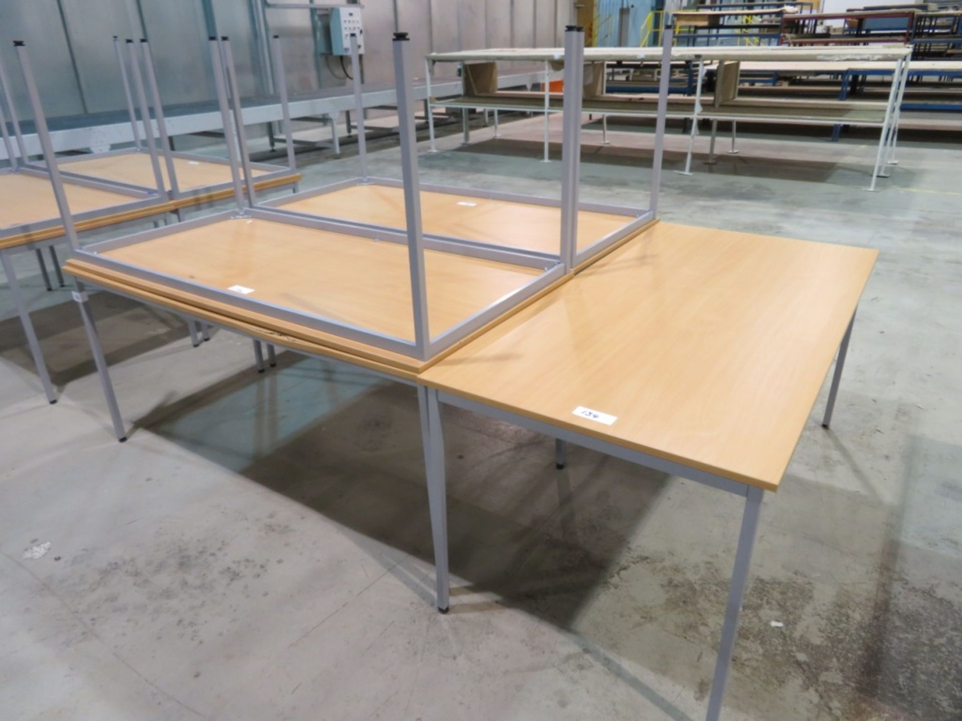 5x Office table - 1600 x 800 x 730mm (LxDxH)