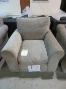 Single beige chair. Ex Display - 930 x 850mm (LxD)