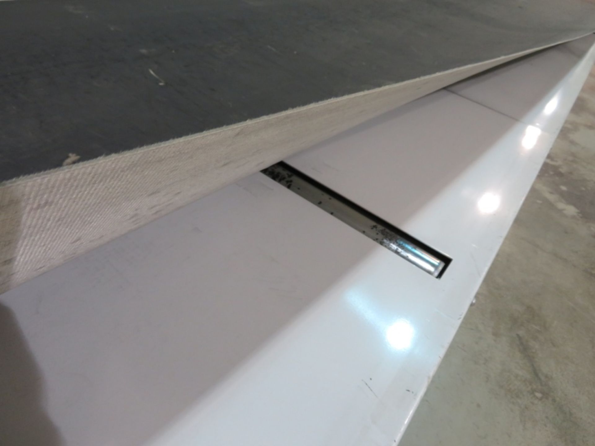 Portec open ended conveyour belt system - Belt width 1.2m (1.3m total width) 0.75m high - - Image 13 of 14