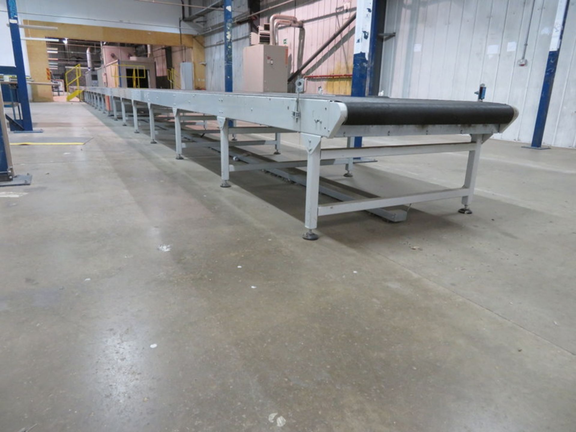 Portec open ended conveyour belt system - Belt width 1.2m (1.3m total width) 0.75m high - - Image 3 of 14