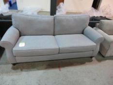 3 Seater grey sofa. Ex Display - 2250 x 940mm (LxD)