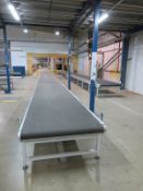 Portec open ended conveyour belt system - Belt width 1.2m (1.3m total width) 0.75m high -