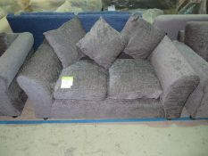 2 Seater charcoal sofa. Ex Display - 1540 x 850mm (LxD)
