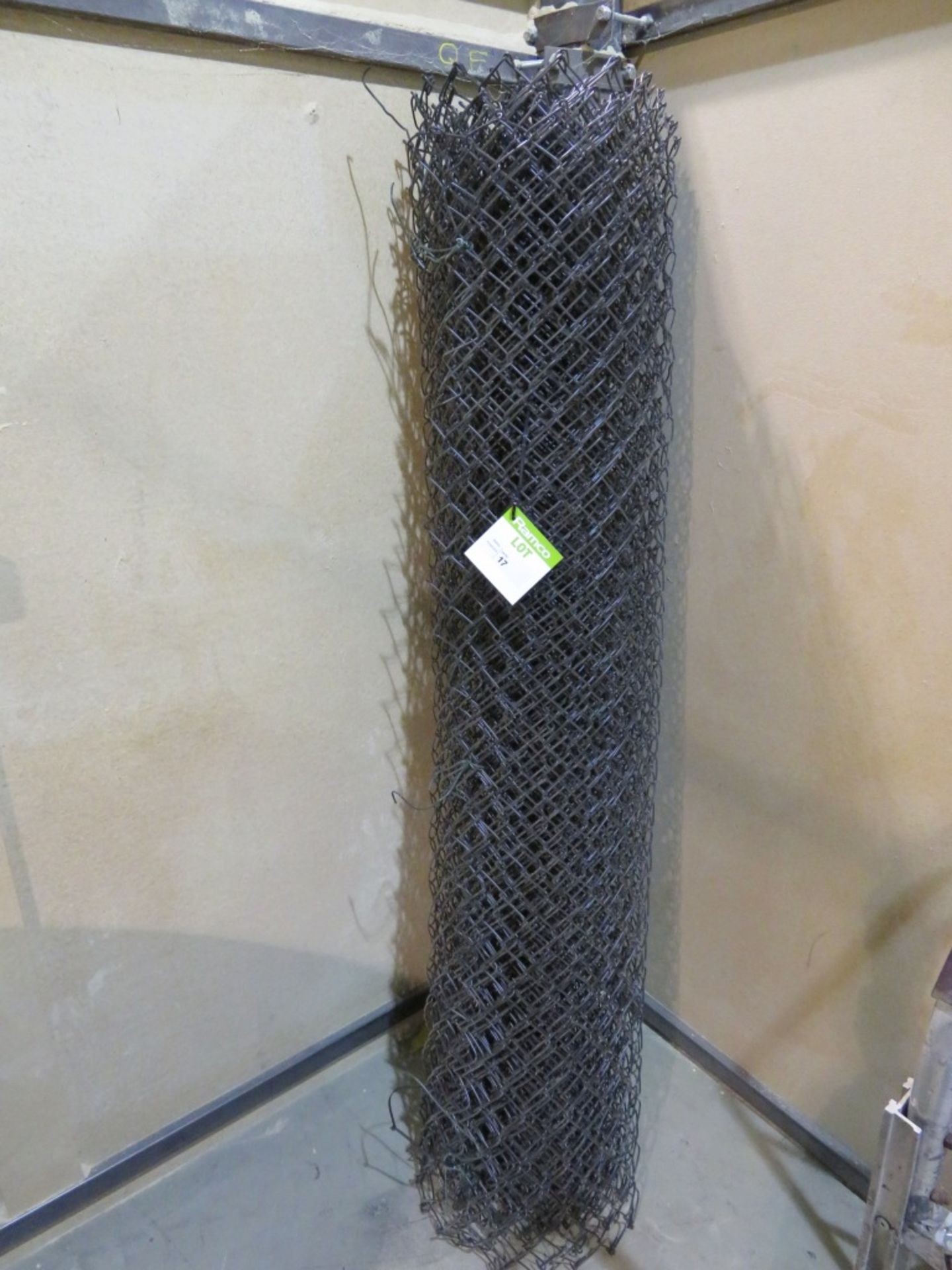 Roll of Plastic coated mesh fencing - unknown length