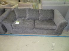 3 Seater charcoal sofa. Ex Display - 1900 x 860mm (LxD)