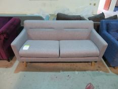 3 Seater grey sofa. Ex Display - 1790 x 850mm (LxD)