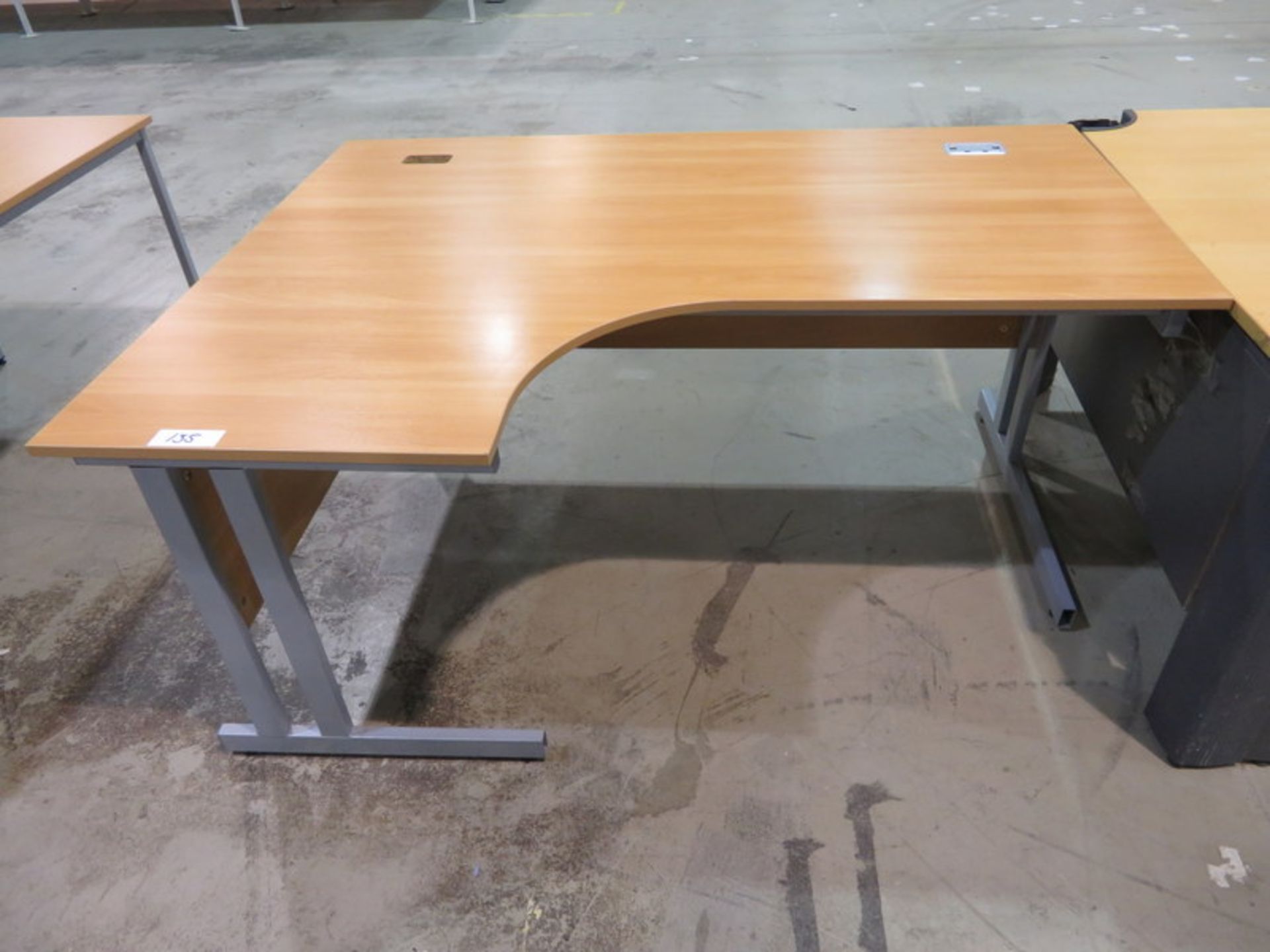 6x Office desk (right handed) & 1x Office desk (left handed) - Image 2 of 8