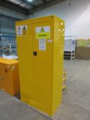Chemical storage cabinet with key, 3 adjustable shelves - 920 x 500 x 1900mm (LxDxH)