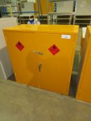Chemical storage cabinet, adjustable shelf height - 910 x 460 x 920mm (LxDxH)