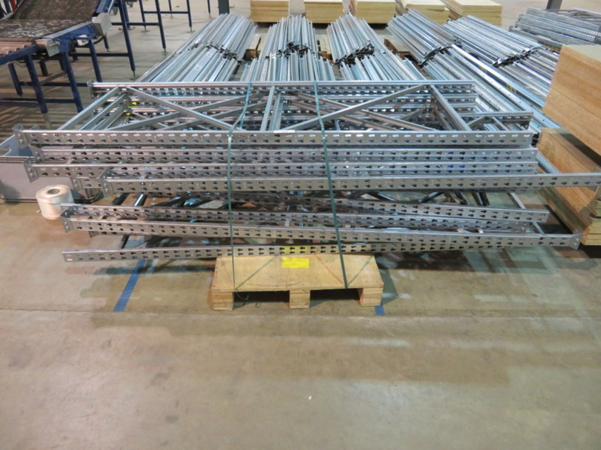 Metal warehouse racking to include - (see description for full listing and measurements) - Image 2 of 6