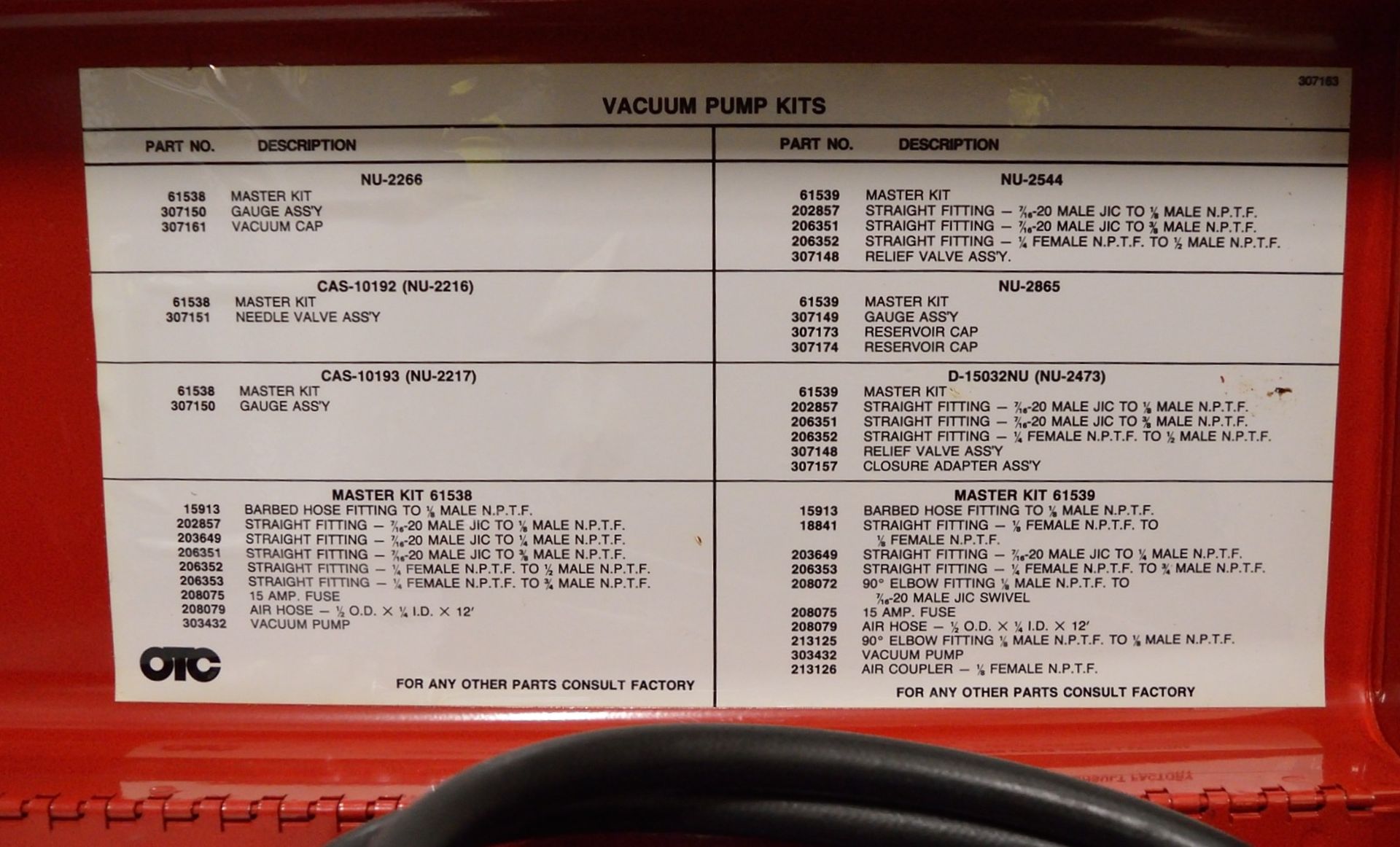 OTC Vacuum Pump Kit - 12V DC. - Image 2 of 2