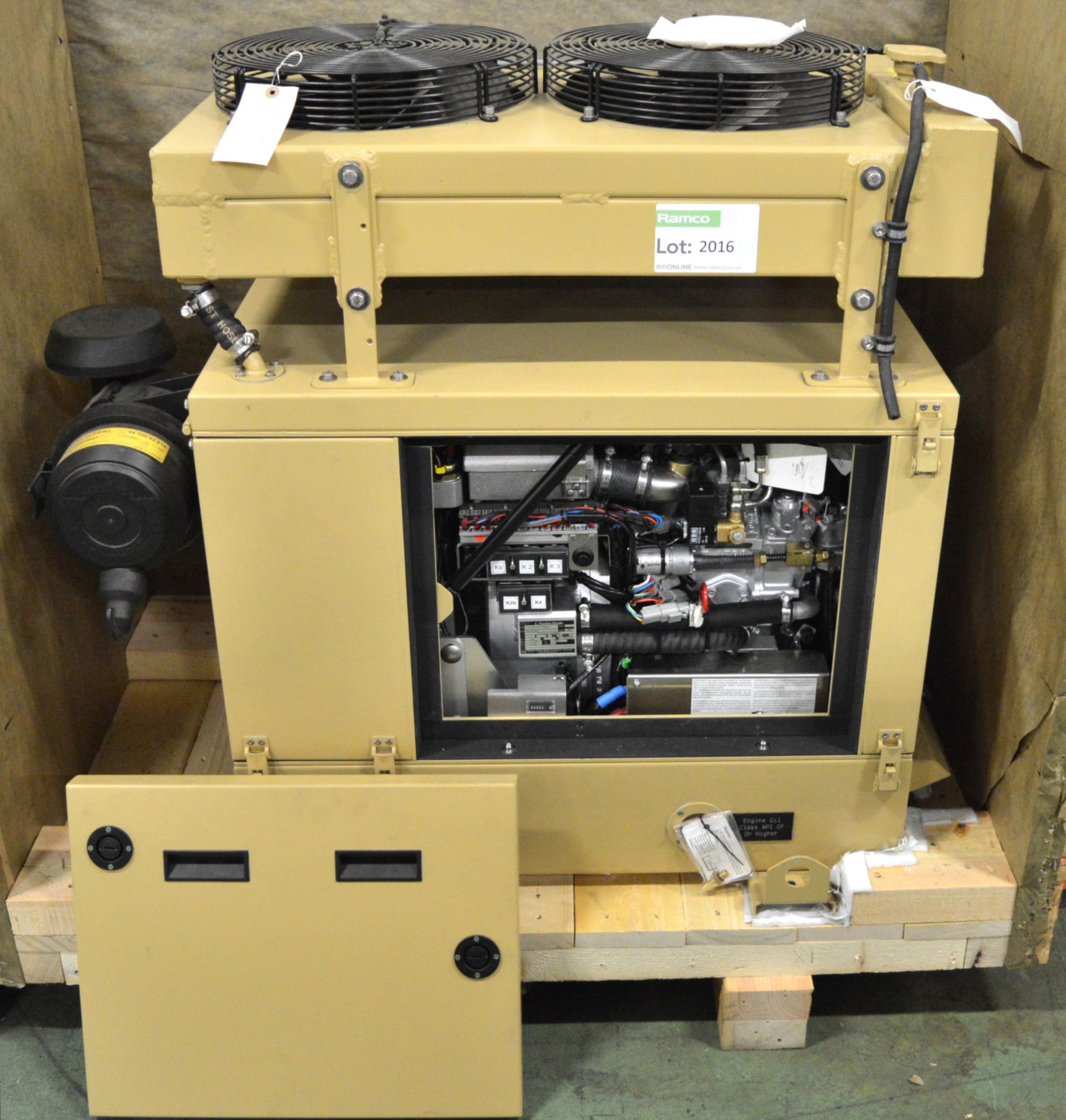 Fischer Panda Fully Enclosed Diesel Generator - Type AGT 6000/24V PVMV-N - 24V 5.5kVA.