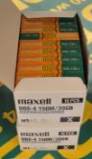 2x Boxes Maxell DDS-4 Data Cartridges 20GB 4mm - 10 per box.