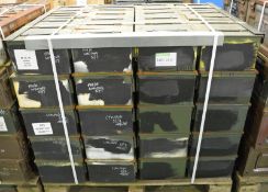 120x Ammunition Boxes 280mm x 150mm x 180mm.