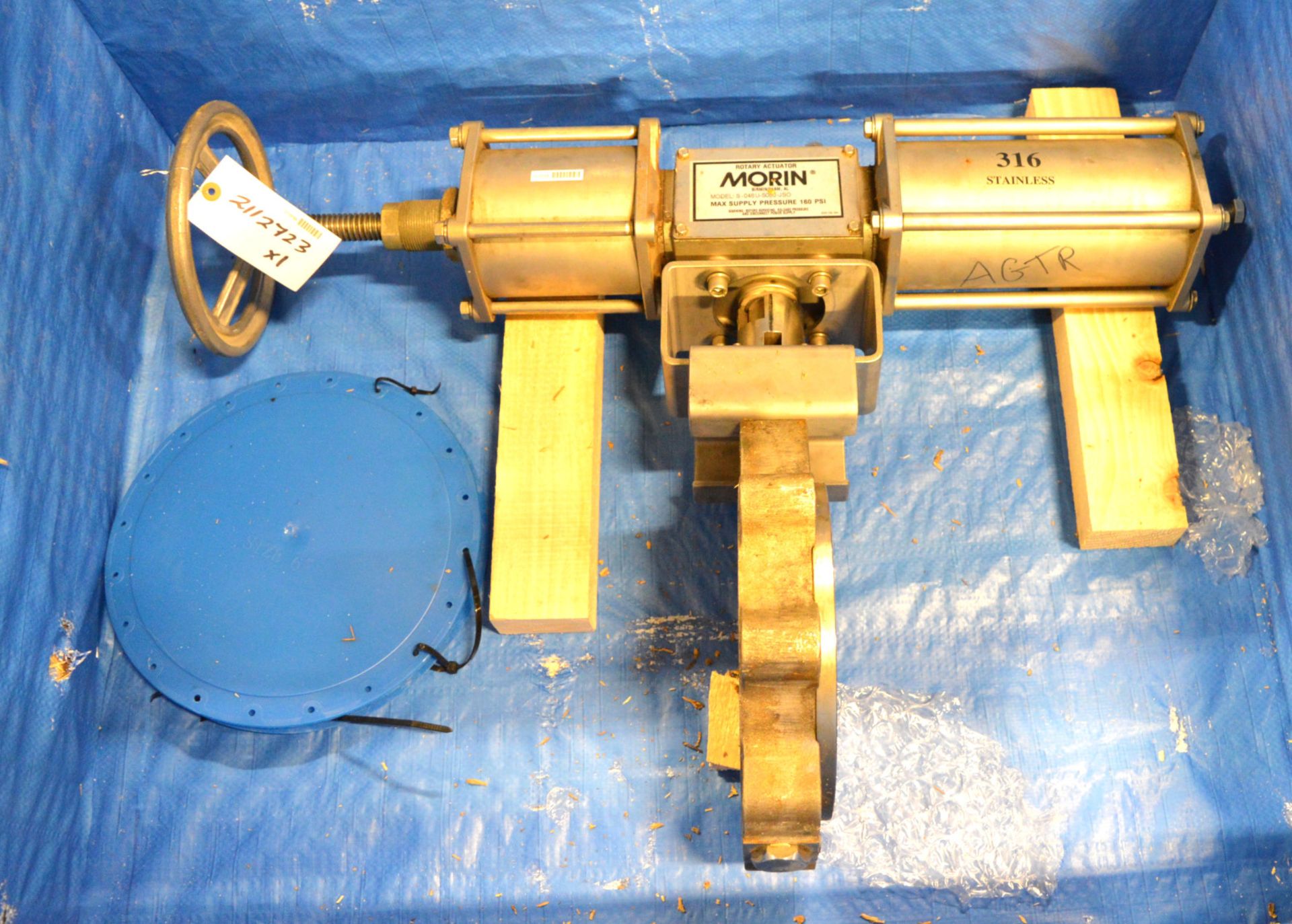 Morin 6" High Pressure Valve & Rotary Actuator Model S-046 U-S080-JSO.