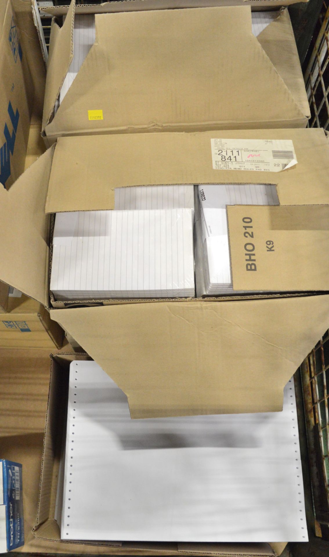 4x Boxes 8x5 Notepads - 96 per box, 1x Box Listing Paper 279x 370 - 2000 sheets, Dell Lase - Image 2 of 3